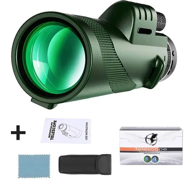 Portable 80x100 High Power Zoom Telescope