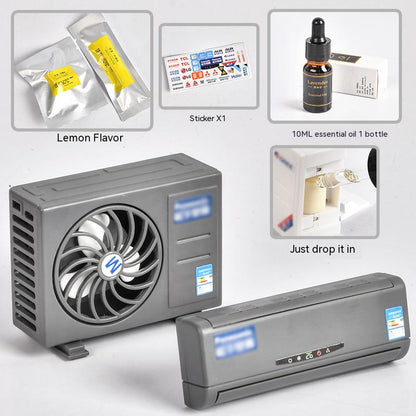 Compact Solar Powered Car Air Freshener Decor