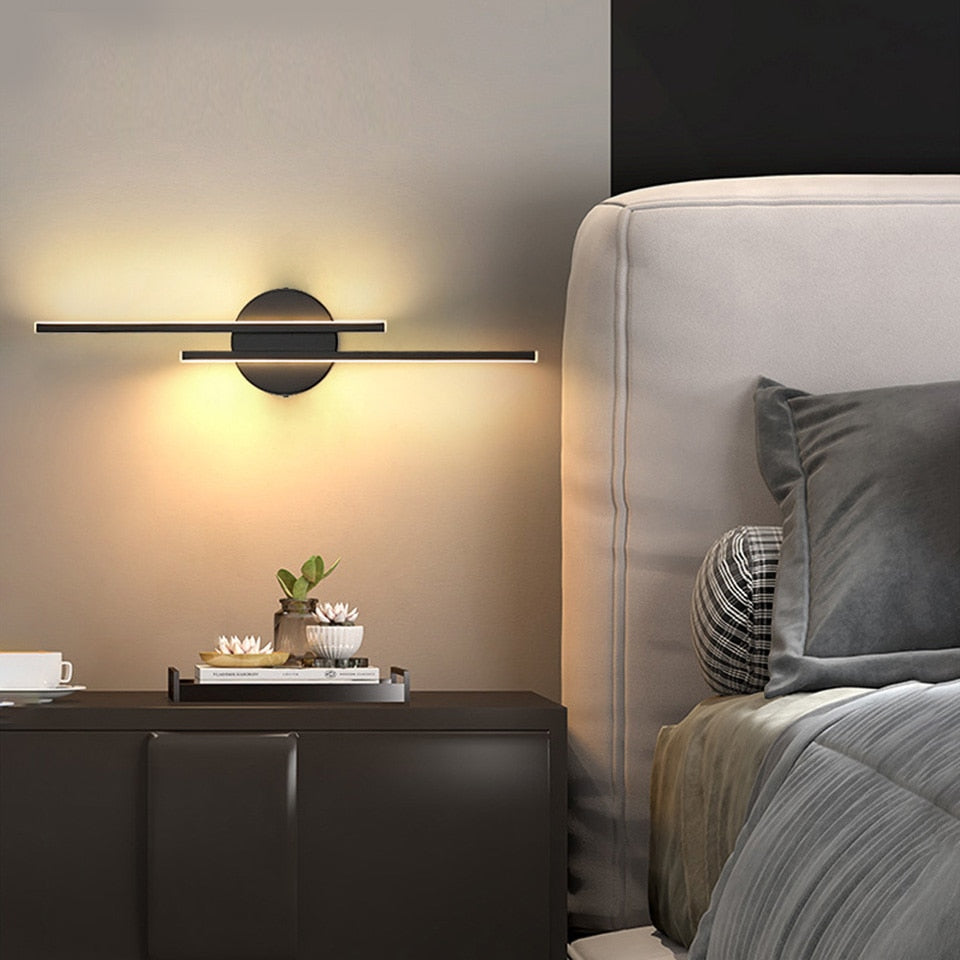 Bright Adjustable LED Wall Light with Soft Shade