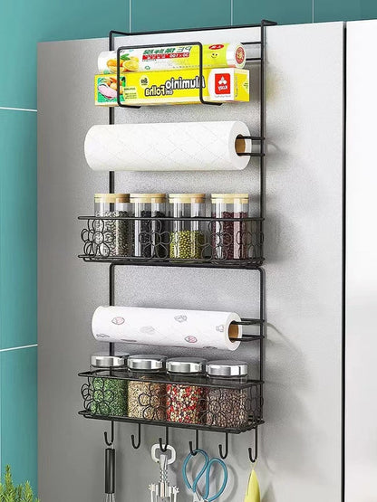 Compact Kitchen Fridge Storage Shelf