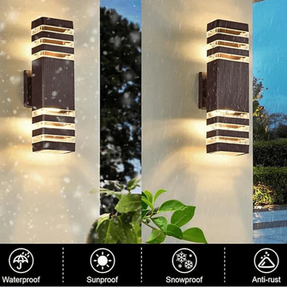 Weatherproof LED Outdoor Wall Light with Dual Direction