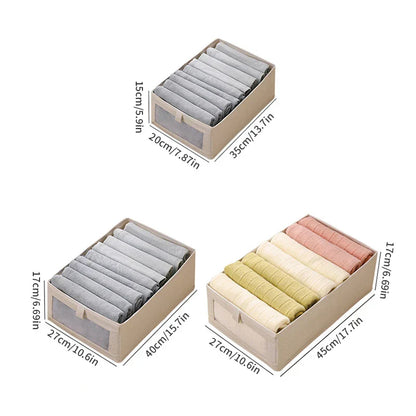 Foldable Fabric Storage Cube with Clear View Window