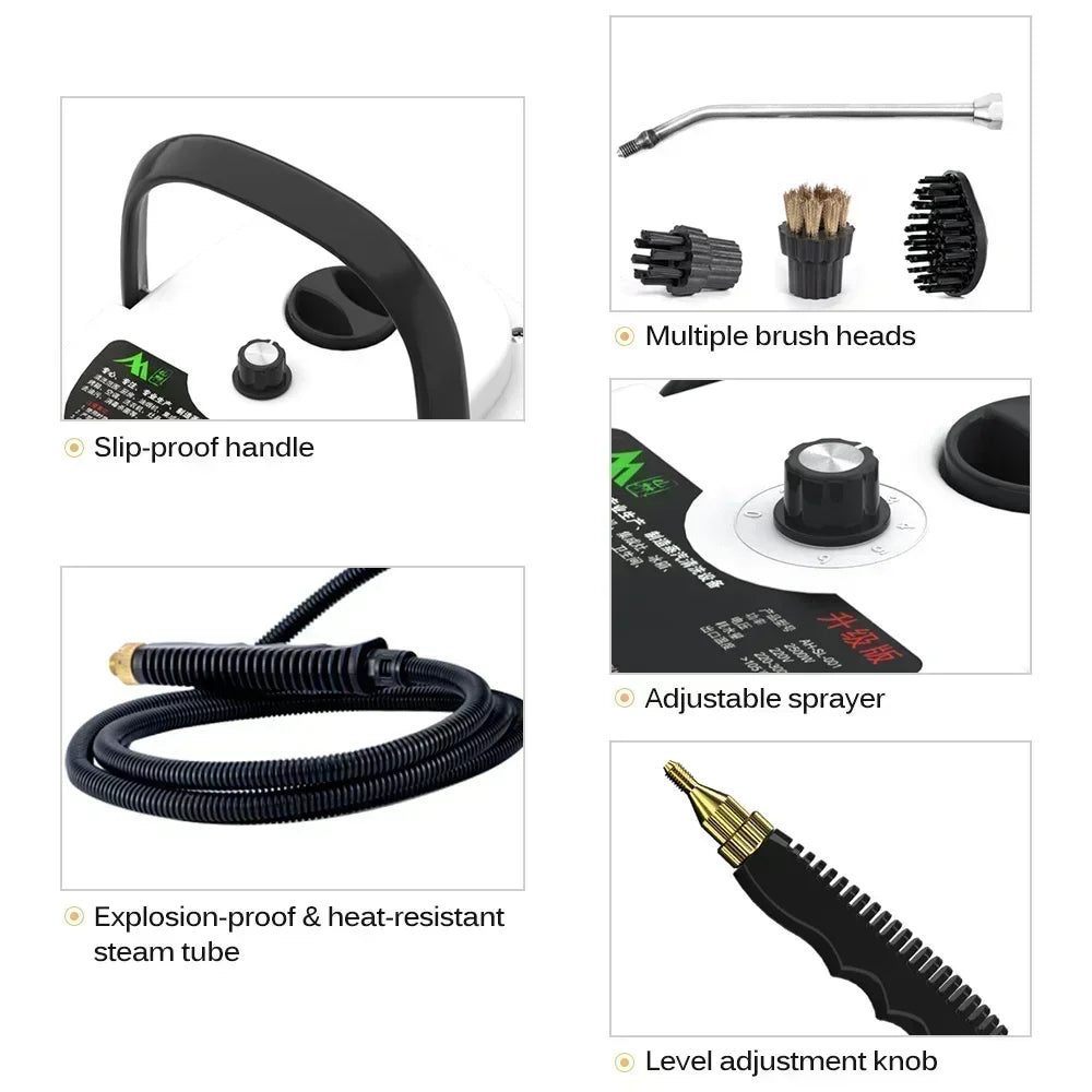 Powerful Portable Steam Jet Surface Cleaner