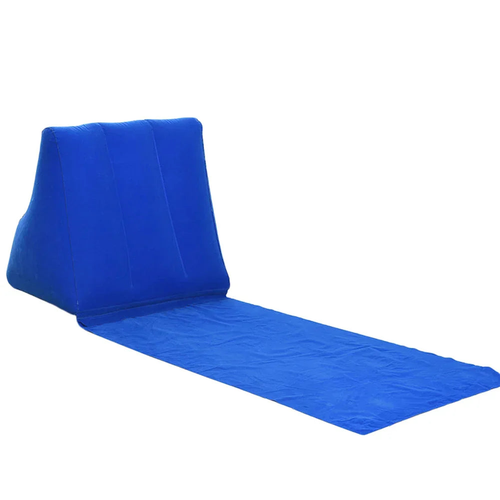 Inflatable Outdoor Beach Chair with Backrest