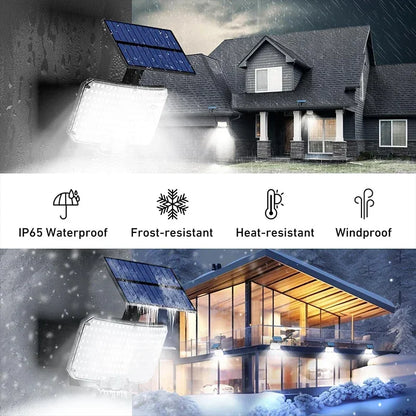 Bright Outdoor Solar Spotlight with Motion Sensor