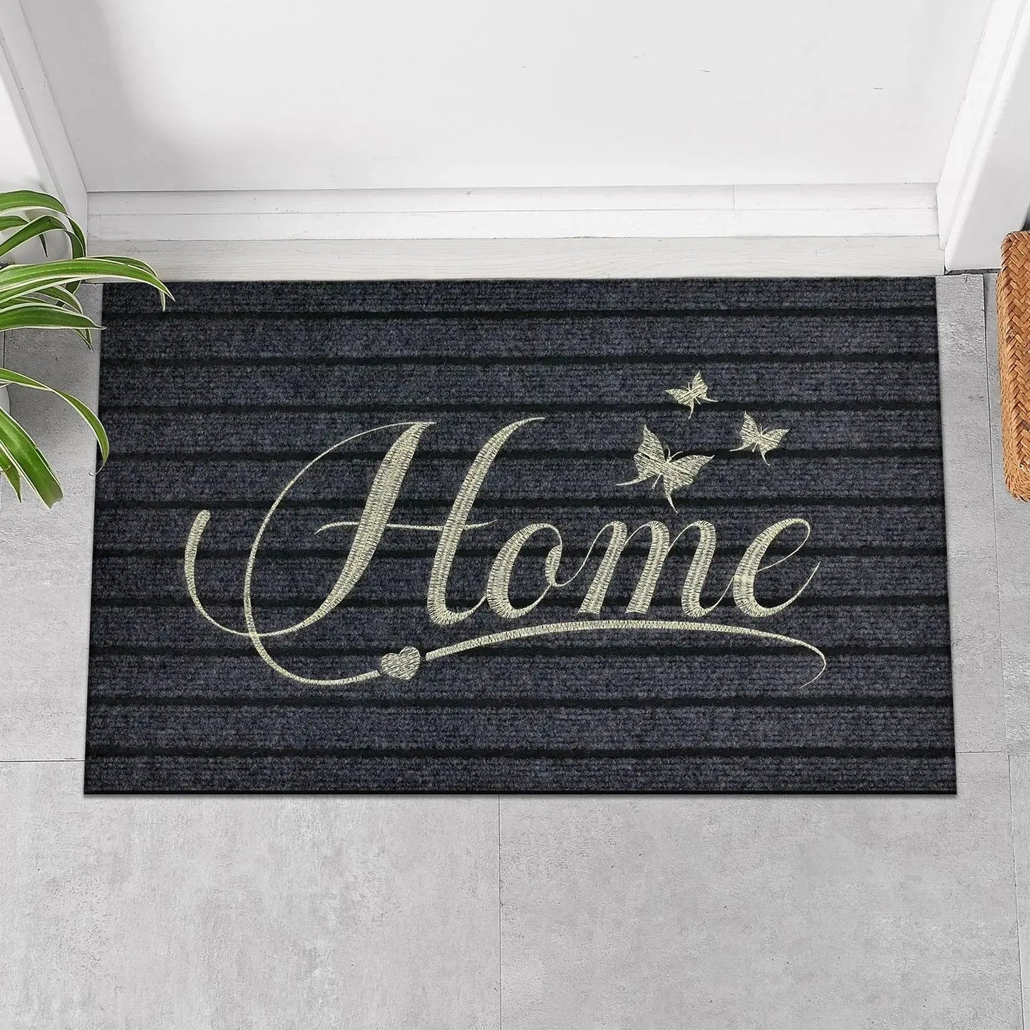 Non-Slip Welcome Door Mat