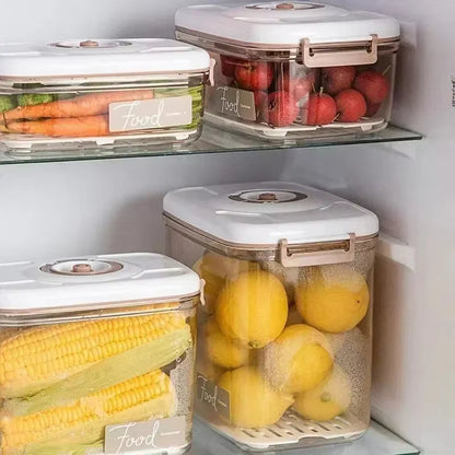 Leakproof Fresh Food Storage Containers, Stackable Kitchen Containers