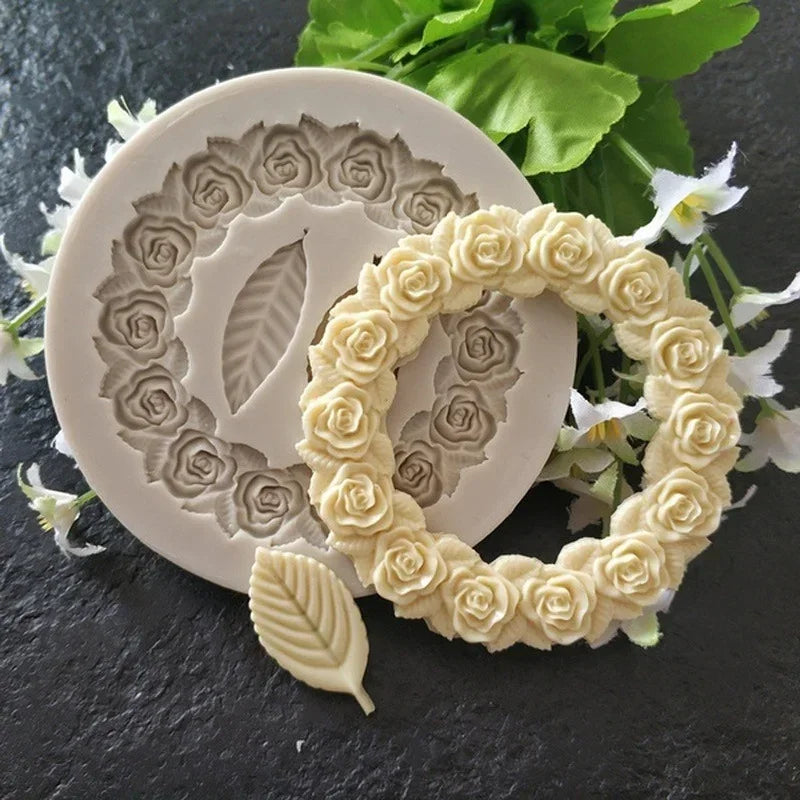 Decorative Floral Silicone Cake Pan - Luxicro
