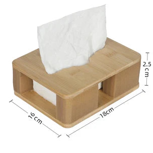 Small Wooden Table Tissue Box