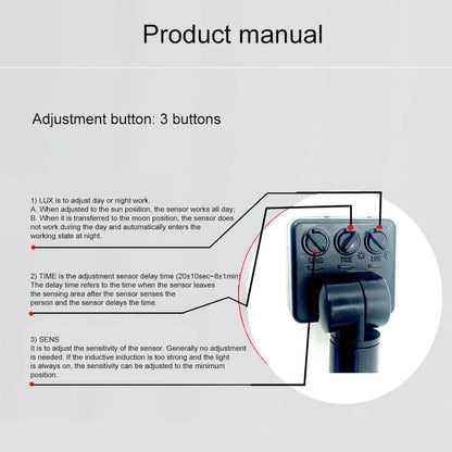 Weatherproof Automatic Outside Security Light