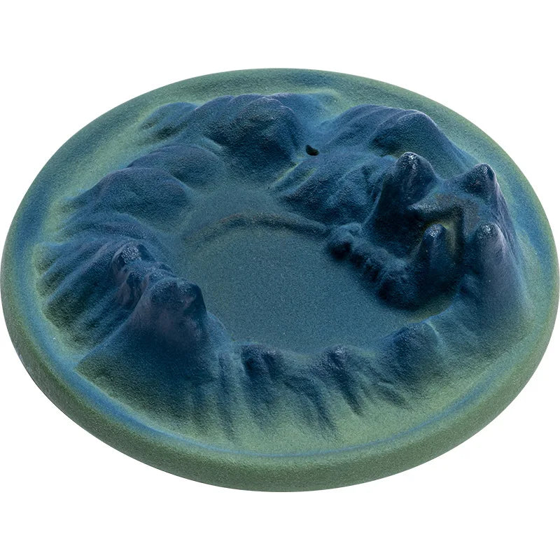 Serenity Waterfall Ceramic Incense Holder