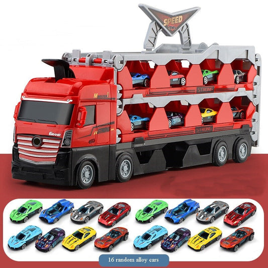 Big Foldable Racing Car Track Set - Luxicro