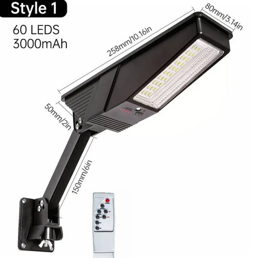 Bright Solar Powered Outdoor Lamp with 138 LEDs - Luxicro