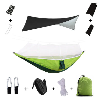 Lightweight Waterproof Camping Hammock with Bug Net