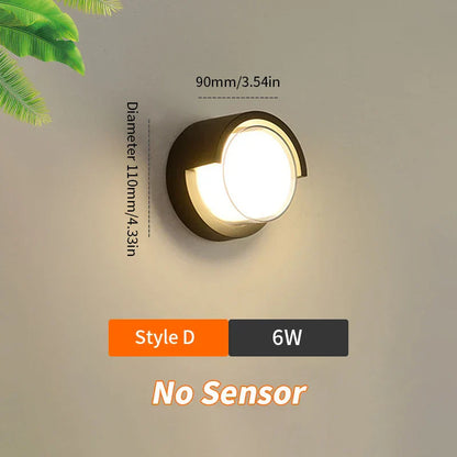 Weatherproof Automatic Security Wall Lamp