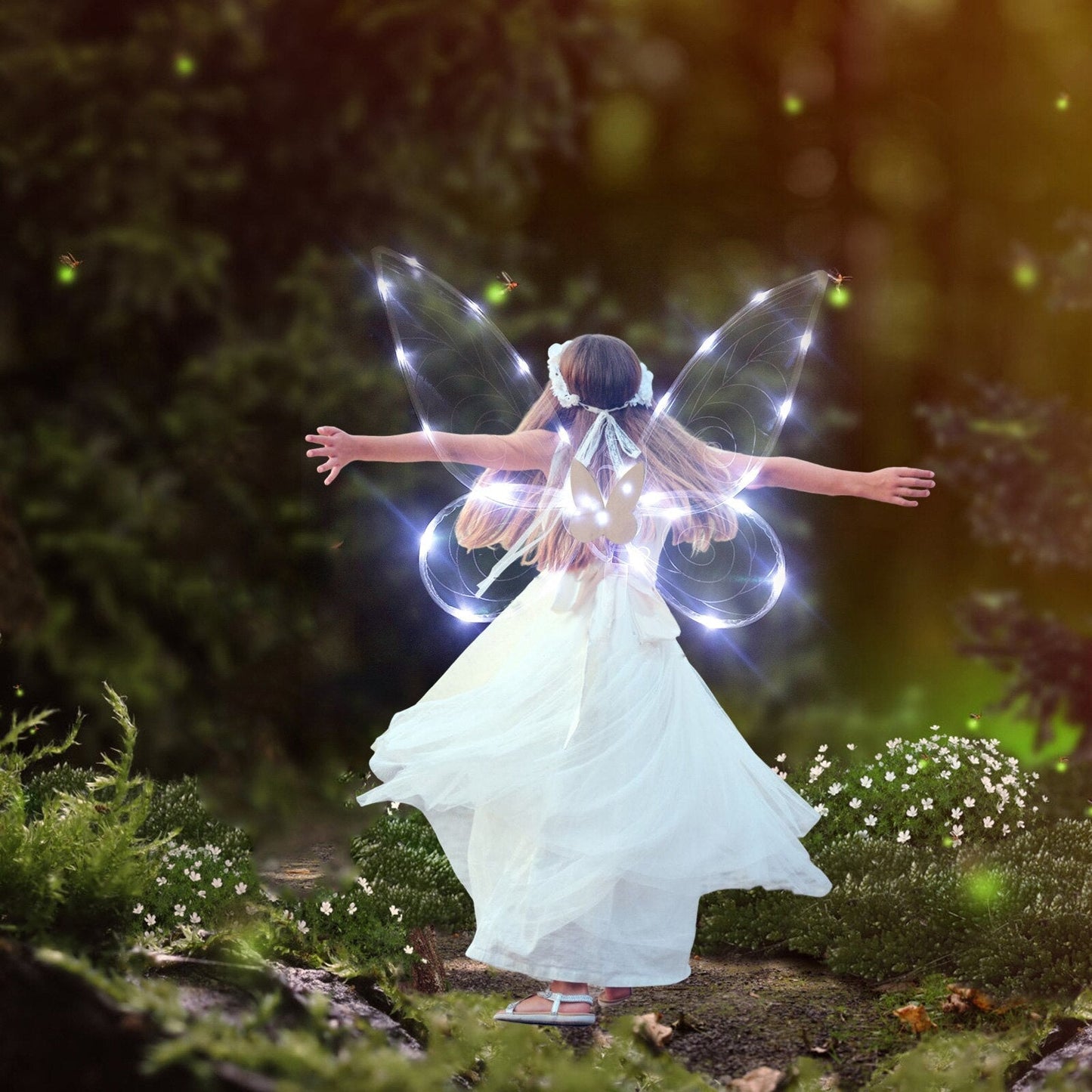 Shiny Colorful Fairy Wings