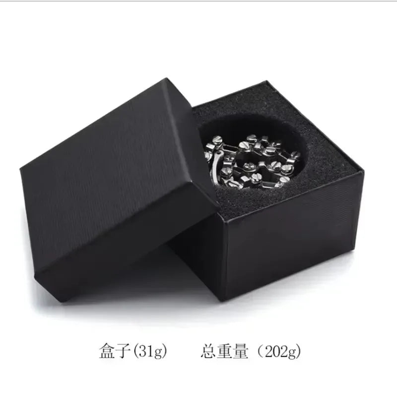 Tough Stainless Steel Survival Bracelet
