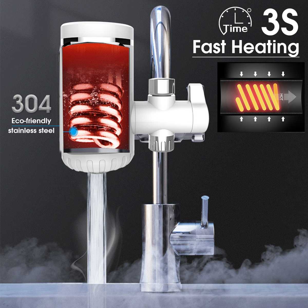 Quick Instant Hot Water Faucet Tap