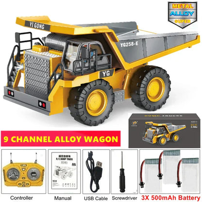 Tough 4x4 RC Construction Truck Toy for Kids