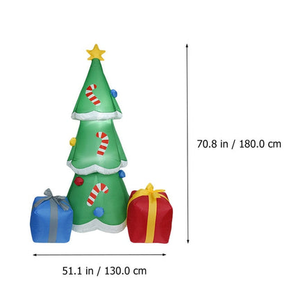 Big Outdoor Christmas Tree Light Display