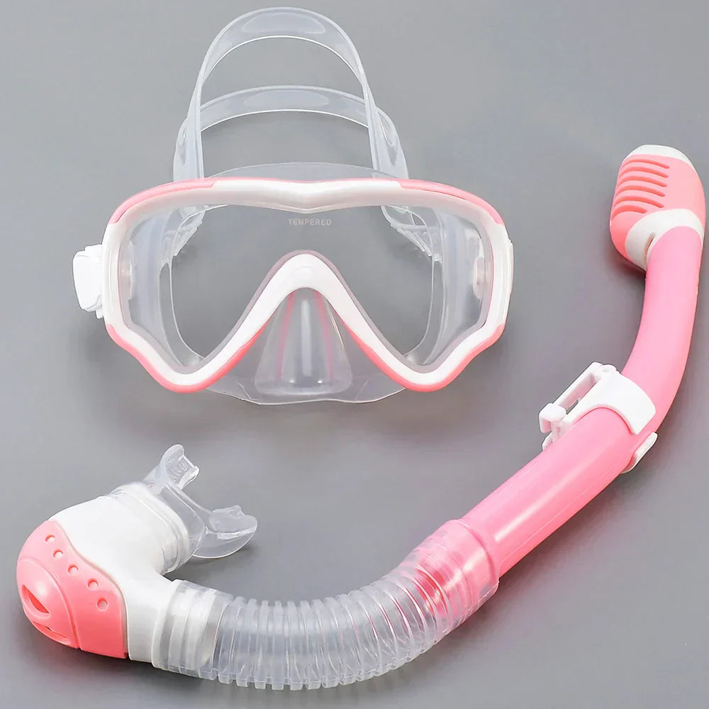 Junior Diving Mask Kit with Shatterproof Lens