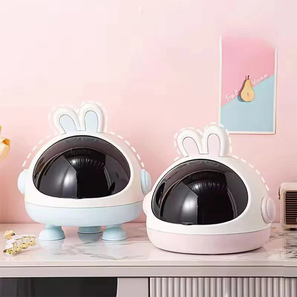 Cute Small Bunny Office Waste Basket