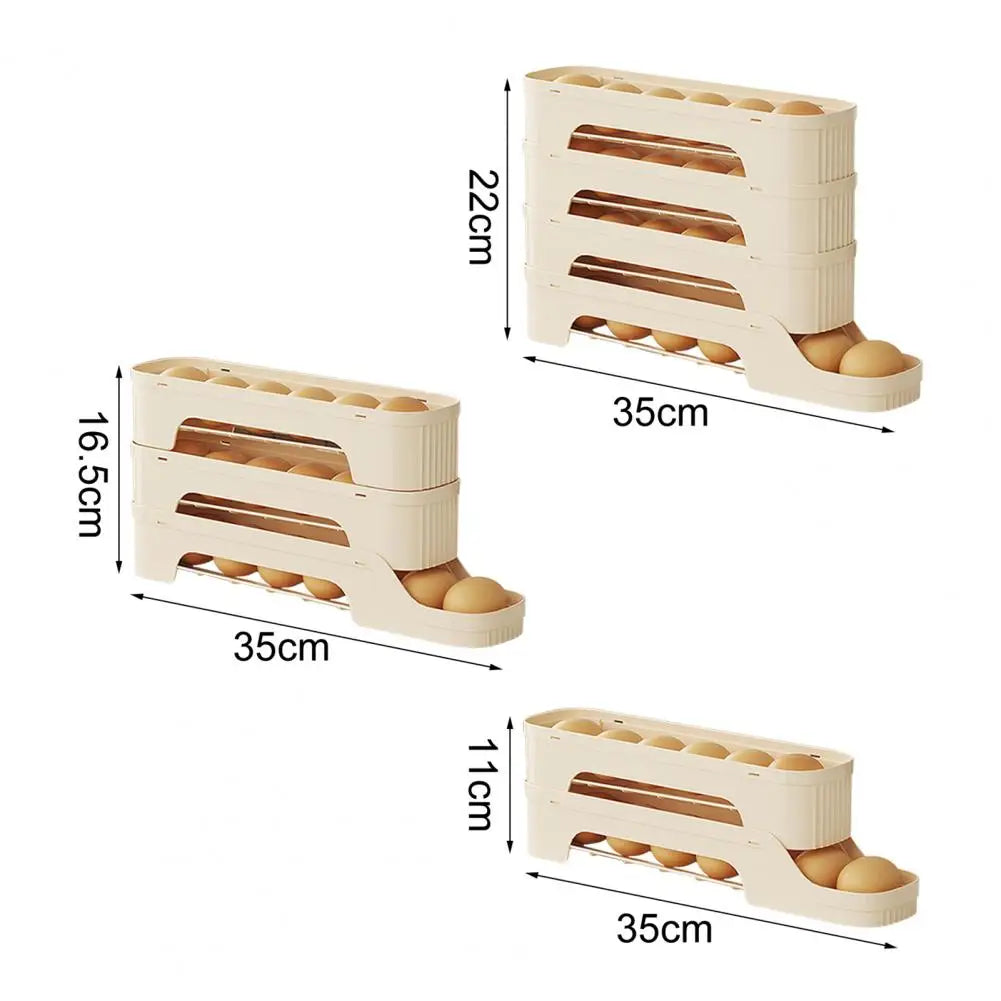 Space Saving 4 Layer Plastic Egg Holder