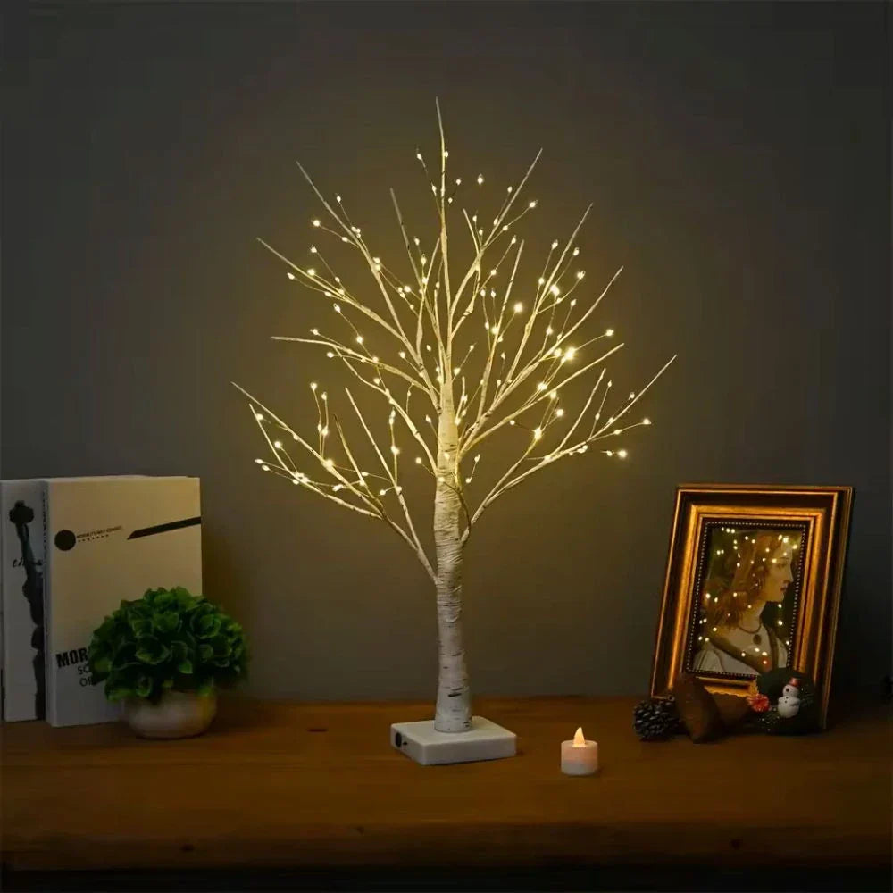 Rustic Wood Desk Light