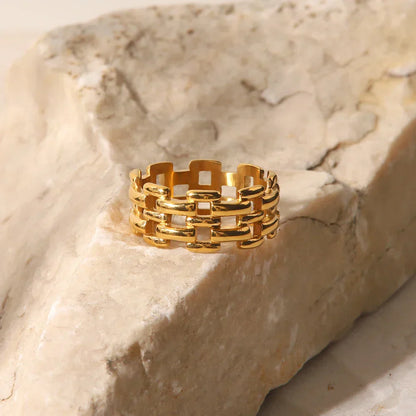 Luxury Seed Bead Cocktail Ring