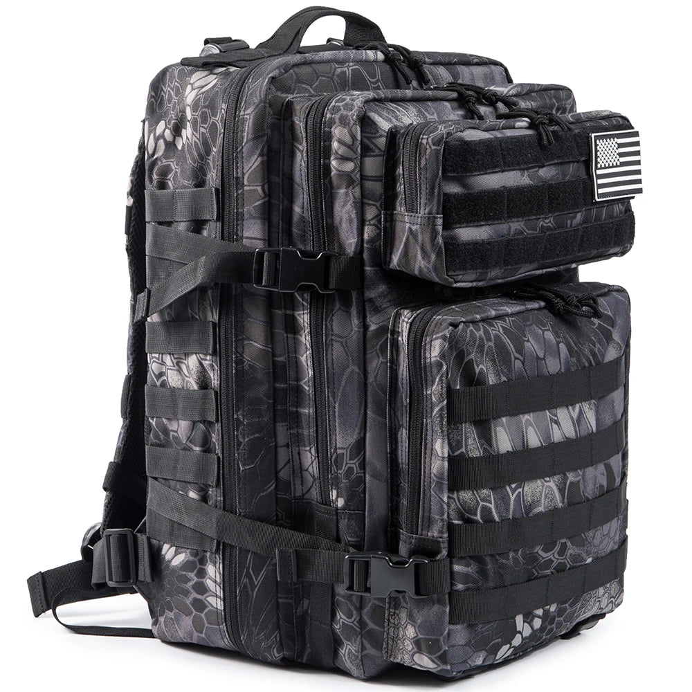 Heavy Duty 45L Outdoor Backpack - Strong & Waterproof