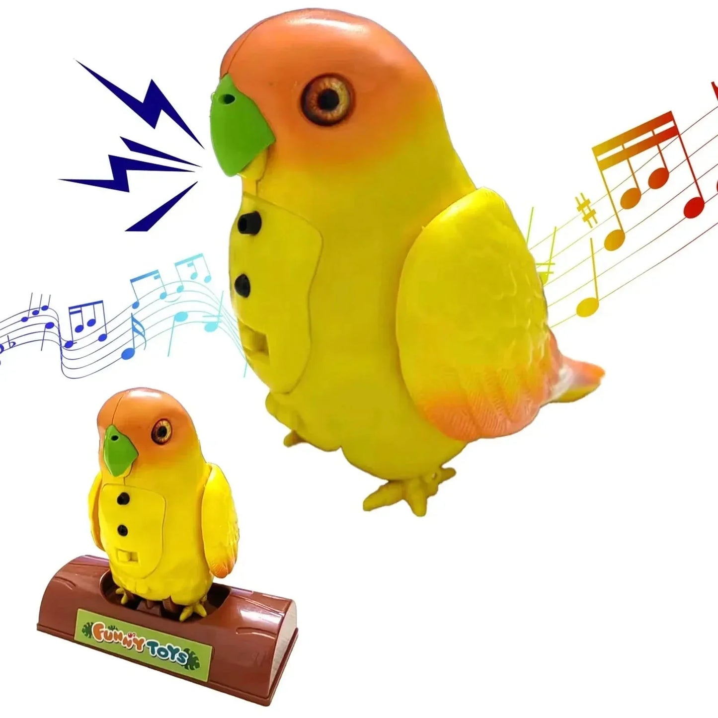 Fun Talking Parrot Toy for Kids and Adults - Luxicro
