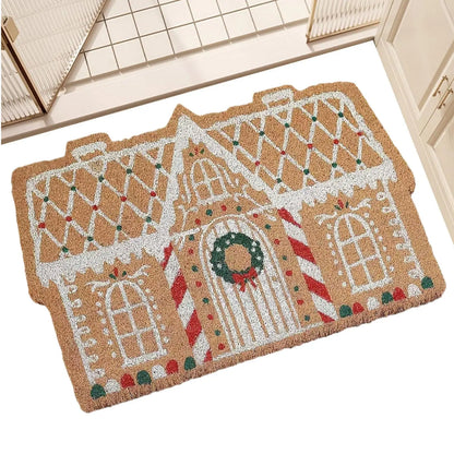 Cozy Christmas Welcome Mat Soft Anti Slip Door Mat