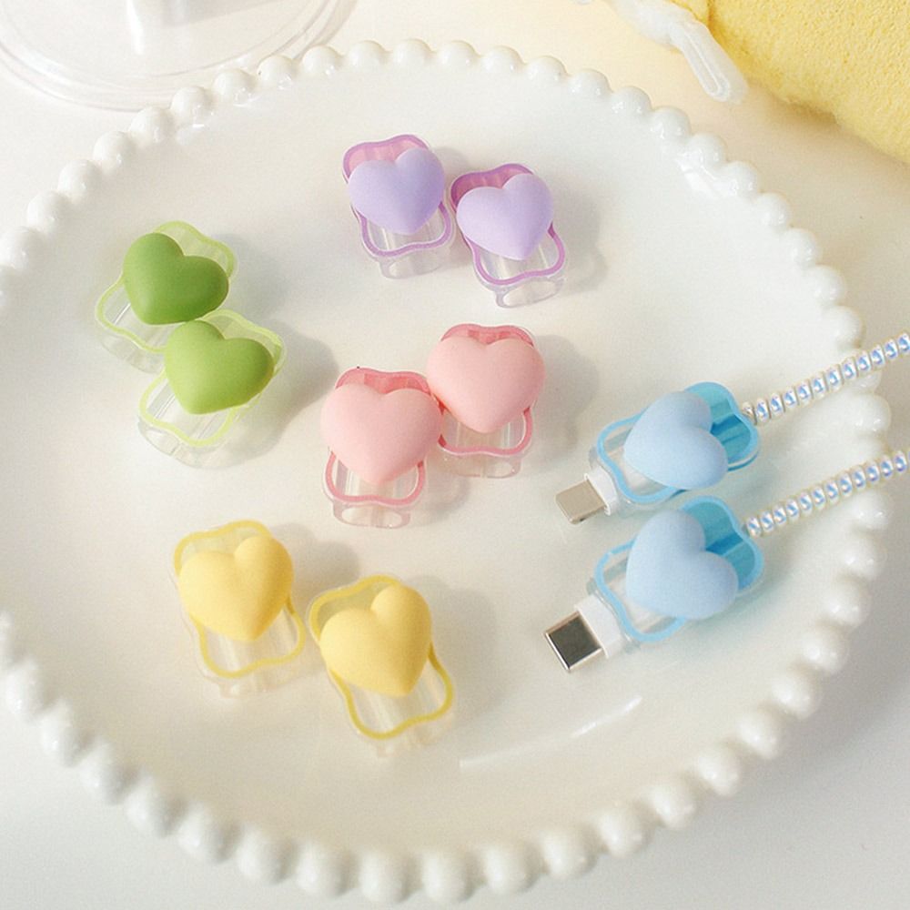 Clear Phone Charging Cable Cover Case