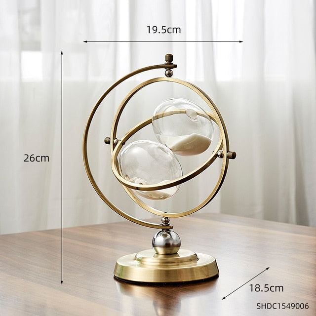 Classic Glass Office Timer Ornament