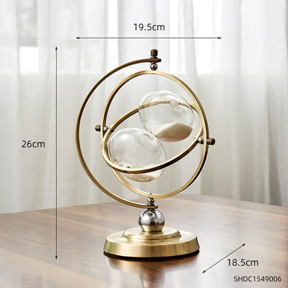 Classic Glass Office Timer Ornament