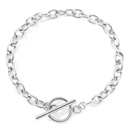 Delicate Round Link Chain Bracelet
