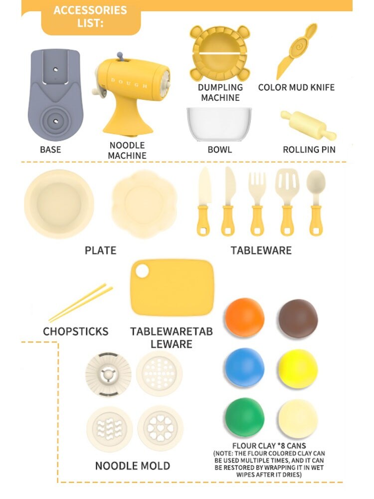 Compact Kids Play Kitchen Appliance Set