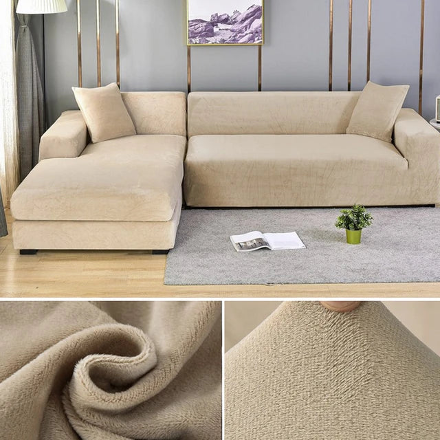 Stretchy Velvet Furniture Protector Cover