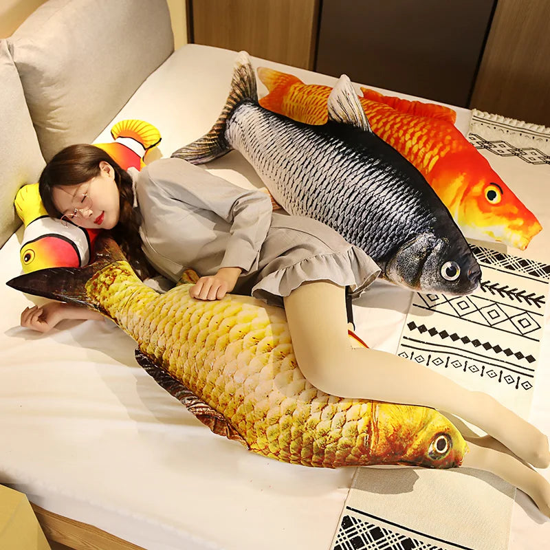 Jumbo Fish Soft Cushion Pillow