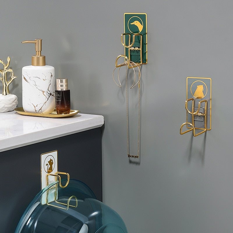 Space Saving Kitchen Wall Hook Rack