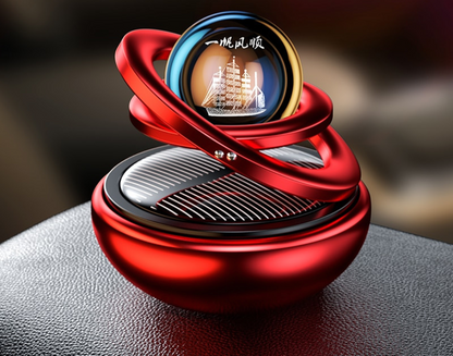 Premium Solar Car Air Freshener with 360° Scent - Luxicro