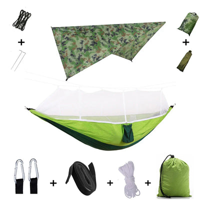 Lightweight Waterproof Camping Hammock with Bug Net