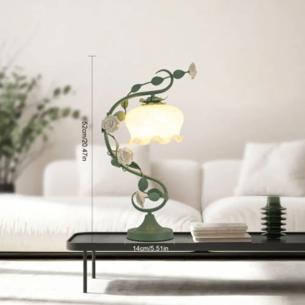 Elegant Flower Desk Lamp