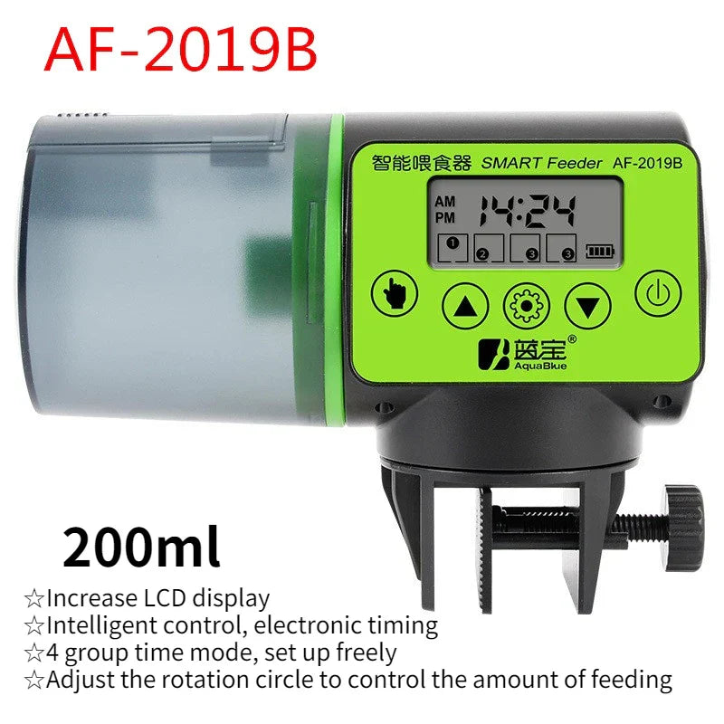 Easy Auto Fish Food Dispenser Tank Feeder