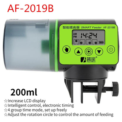 Easy Auto Fish Food Dispenser Tank Feeder