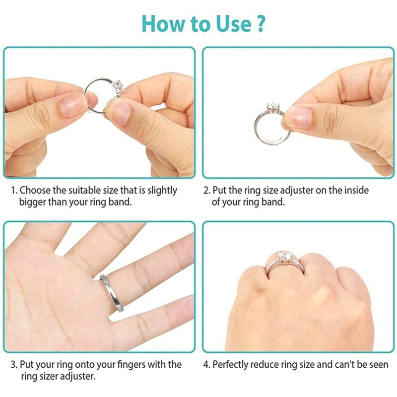 Comfortable Ring Sizer Adjustable Pad