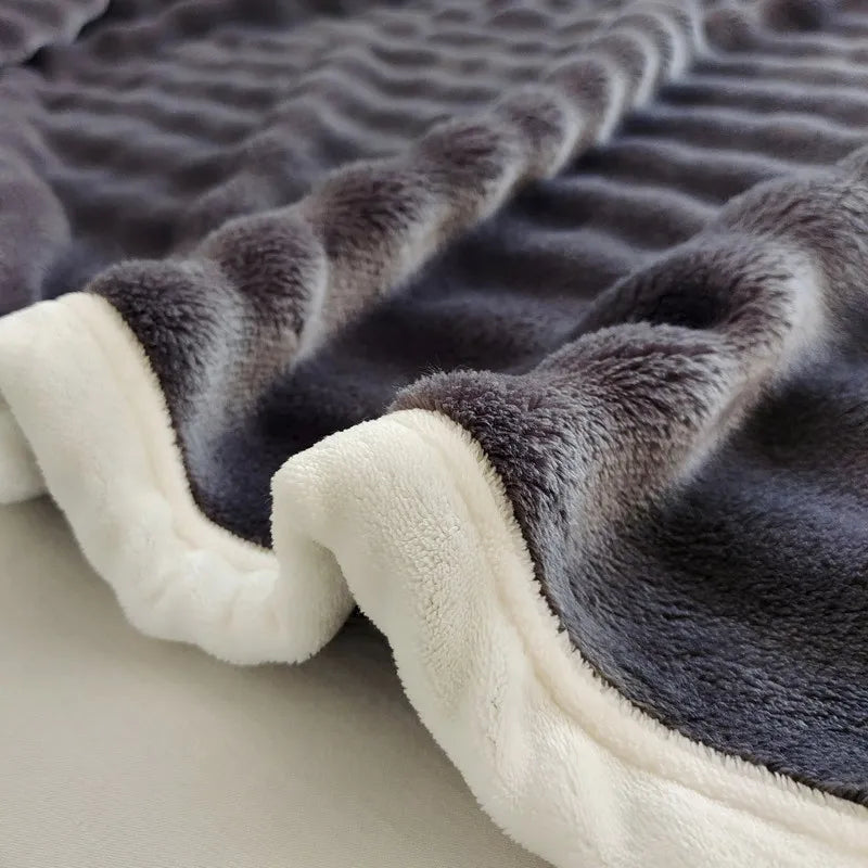 Warm Fuzzy Throw Blanket Super Soft Plush