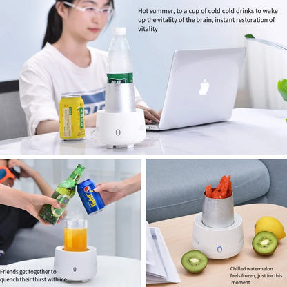 Portable Fast Cold Drink Cooler