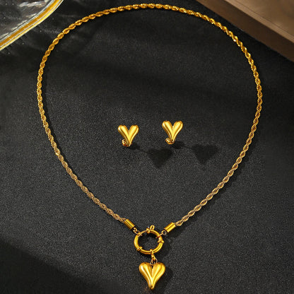 Fashionable Anchor Heart Jewelry Set
