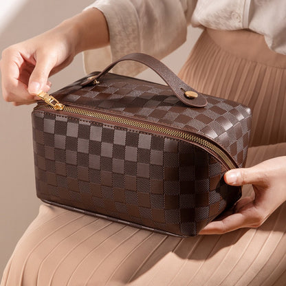 Classic Check Cosmetic Travel Bag